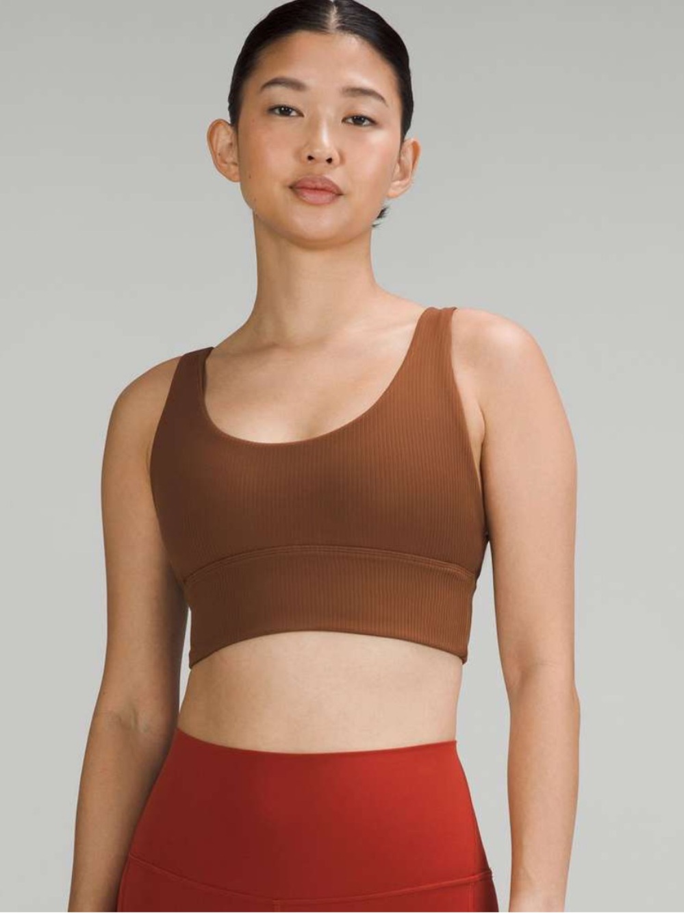 Lululemon Align Ribbed Bra - Roasted Brown